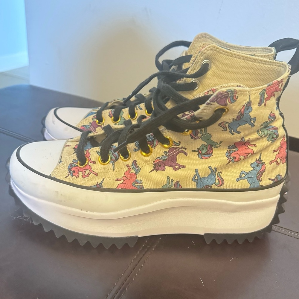 Converse Custom Unicorn Print With Alien Back - image 1